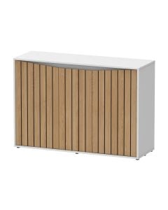 Splendid 120 Cabinet White Slat