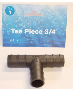 Tee Piece 3/4" Packaged