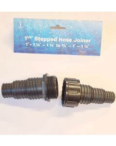 Stepped Hose Joiner 1" - 1 1/4" Packaged