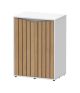Splendid 60 Cabinet White Slat
