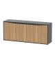 Splendid 200 Cabinet Black Slat