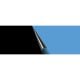 AquaDella Background M Black/Blue 80x40